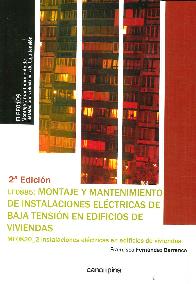 Montaje y mantenimiento de instalaciones elctricas de baja tensin en edificios de viviendas