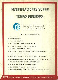 Investigaciones sobre temas diversos