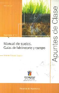 Manual de Suelos. Guas de laboratotio y campo