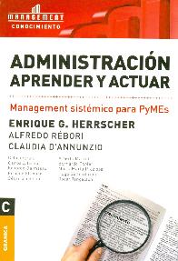 Administracion Aprender a Actuar