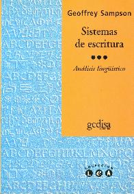 Sistemas de escritura : introduccion lingistica