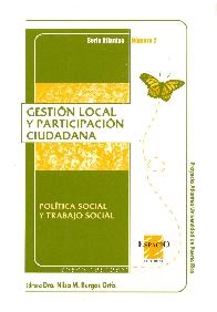 Gestion local y participacion ciudadana, politica social y trabajo social