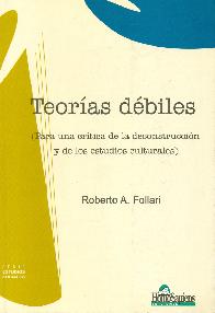 Teorias debiles.