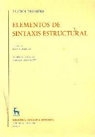 Elementos de sintaxis estructural 2 Tomos