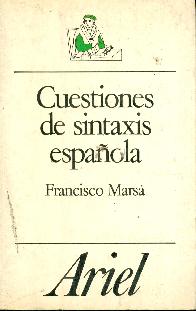 Cuestiones de sintaxis espaola