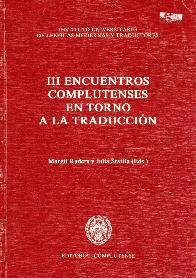 III Encuentros Complutenses en Torna a la Traduccion