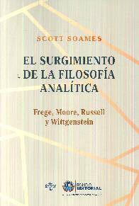 El surgimiento de la filosofa analtica