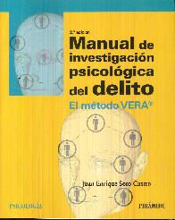 Manual de Investigacin Psicolgica del Delito