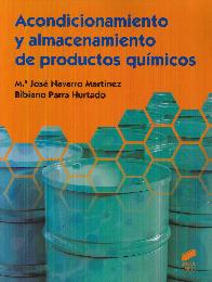 Acondicionamiento y Almacenamiento de Productos Qumicos