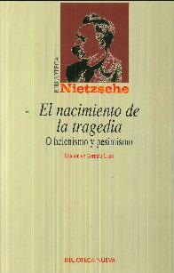 Nietzsche El nacimiento de la tragedia