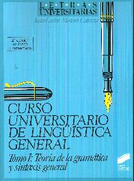 Curso Universitario de Lingstica  General 2 Tomos