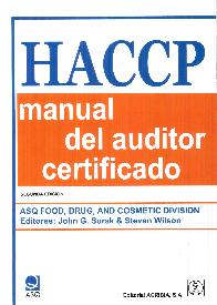 HACCP Manual del Auditor Certificado