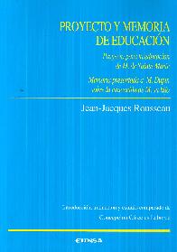 Proyecto y memoria de Educacin