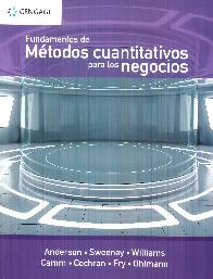 Fundamentos de Mtodos Cuantitativos para los Negocios