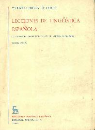 Lecciones de lingstica espaola
