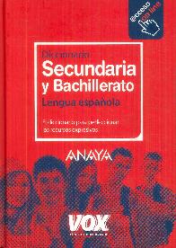 Diccionario Secundaria y Bachillerato Lengua espaola