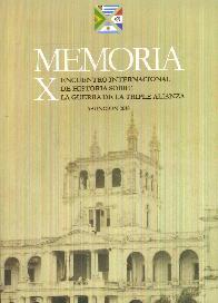Memoria X Encuentro internacional de historia sobre La Guerra de la Triple Alianza