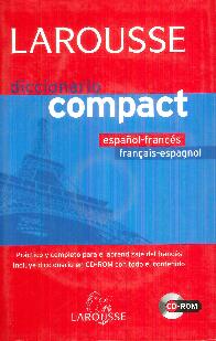 Larousse Diccionario Compact Espaol Frances Francais Espagnol Cd