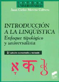 Introduccin a la lingstica enfoque tipolgico y universalista