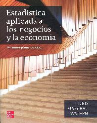 Estadstica aplicada a los negocios y la economa 