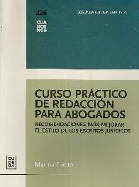 Curso prctico de redaccin para Abogados (jurdica)