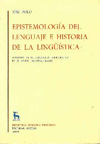 Epistemologia del lenguaje e historia de la linguistica