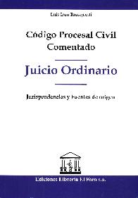 Juicio Ordinario Cdigo Procesal Civil Comentado