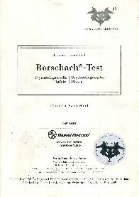 RORSCHACH - Test .Evaluacin de diversos aspectos de la personalidad profunda