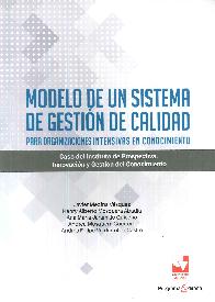 Modelo de un Sistema de Gestin de Calidad para Organizacin