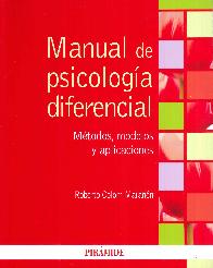 Manual de psicología diferencial. 
