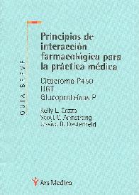 Principios de interaccin farmacolgica para la prctica mdica, Gua Breve