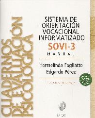 SOVI-3 Sistema de orientacion vocacional informatizado Manual