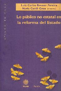 Lo pblico no estatal en la reforma del estado