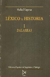 Palabras (Lexico e historia) I