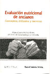 Evaluacion Nuricional de Ancianos