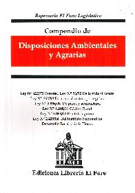 Compendio de Disposiciones Ambientales y Agrarias