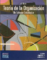 Teora de la Organizacin