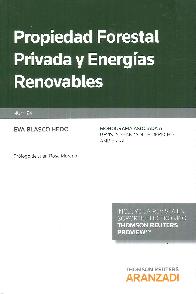 Propiedad forestal privada y energas renovables