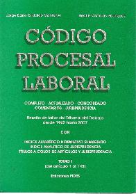 Código Procesal Laboral Tomo I- II