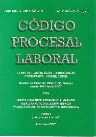 Cdigo Procesal Laboral Tomo I- II