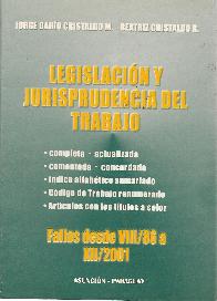 Legislacion y jurisprudencia del trabajo