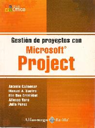 Gestion de proyectos con Microsoft Proyect