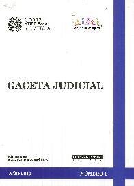 Gaceta Judicial Ao 2019 Nmero 1