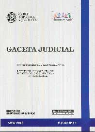 Gaceta Judicial Ao 2019 Nmero 4
