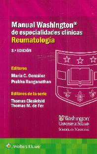 Manual Washington de especialidades clnicas Reumatologa