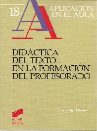 Didactica del texto en la formacin del profesorado