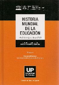 Historia Mundial de la Educacin Tomo 1
