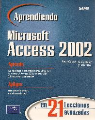 Aprendiendo Access 2002 en 21 lecciones avanzadas CD