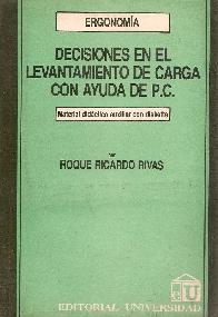 Decisiones en el levantamiento de cargas con ayuda de PC