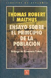 ENSAYO SOBRE EL PRINCIPIO DE LA POBLACION